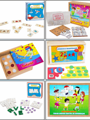 Kit Psicomotricidade- Inclusão (10 Itens)