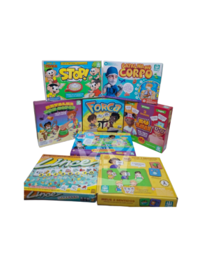 Kit D - Jogos de Tabuleiro (08 Itens)