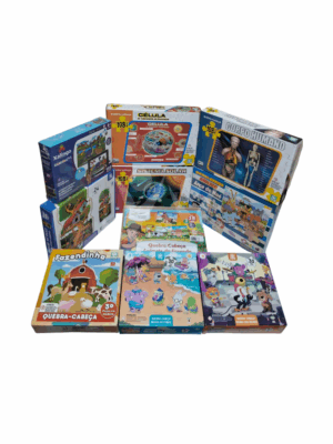 Kit C- Psicomotricidade- Quebra-Cabeças (10 Itens)