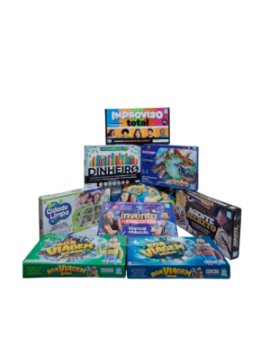 Kit B - Jogos de Tabuleiro (09 Itens)