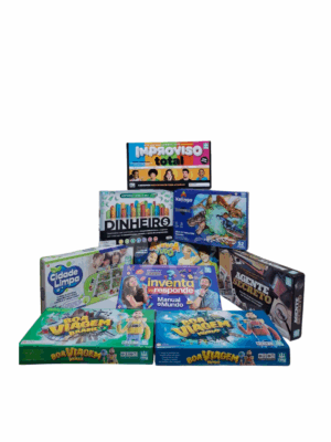 Kit B - Jogos de Tabuleiro (09 Itens)