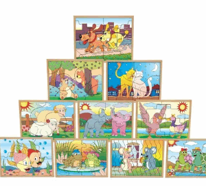 Kit B - Psicomotricidade - Quebra-Cabeças (28 Itens)