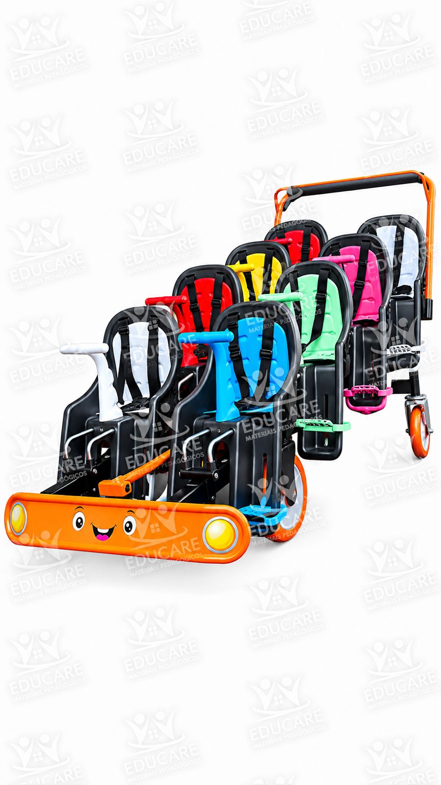 Carrinho de Transporte Infantil 8 Lugares