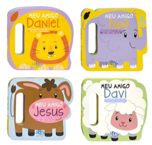 Coleção Meu Amigo: -Jesus -Noé -Daniel -Davi