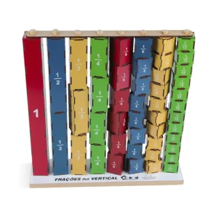 Frações na Vertical - MDF - 46 Peças