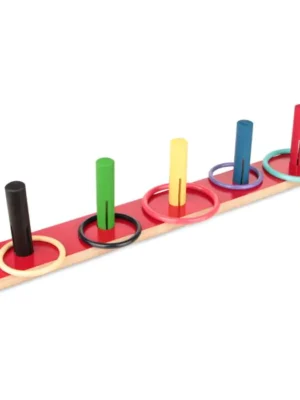Jogo de Argolas Liso - MDF - 10 Peças