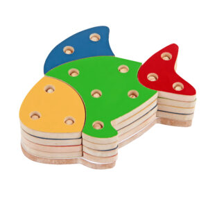 20160331162712yvmjswp0539gqrl6hb.jpg Troque e Encaixe as Cores - Peixe - MDF - 16 Peças