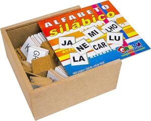 Alfabeto Silábico - 350 Peças - MDF