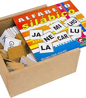 Alfabeto Silábico - 350 Peças - MDF