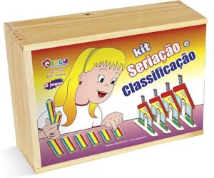 Kit Seriação e Classificação - MDF - 5 JOGOS