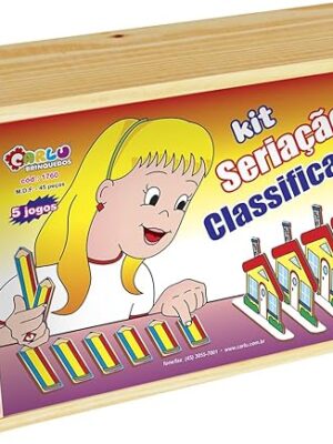 Kit Seriação e Classificação - MDF - 5 JOGOS