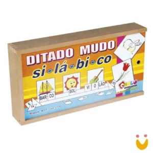 Ditado Mudo Silábico - MDF - 95 Peças 