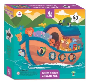Quebra-Cabeça Arca De Noé - 60 PÇS