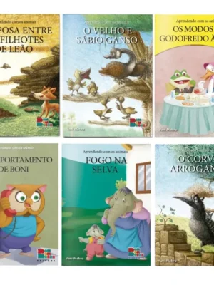 Coleção: Aprendendo com os Animais - 10 livros