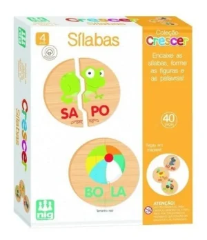 Crescer - Sílabas - MDF