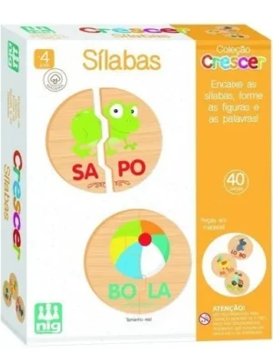 Crescer - Sílabas - MDF
