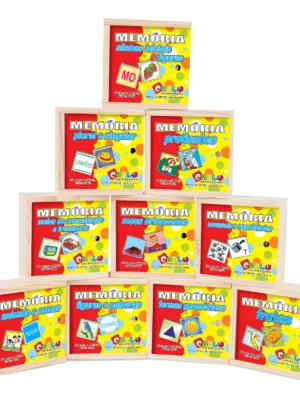 Memória Kit- MDF - 10 Jogos