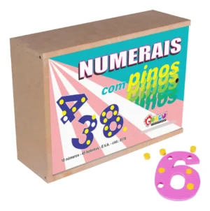 Numerais com Pinos EVA - 55 Peças