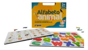 D_Q_NP_826981-MLB87211625491_072025-F.webp Livro Manipulativo: Alfabeto Animal - Magnetico