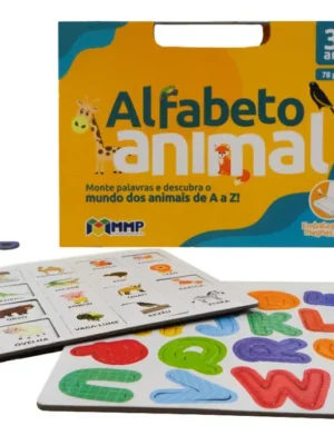 Livro Manipulativo: Alfabeto Animal - Magnetico