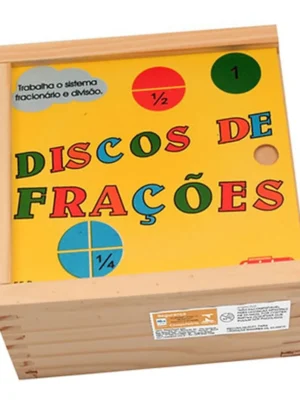 Círculos de Frações - MDF - 55 Peças