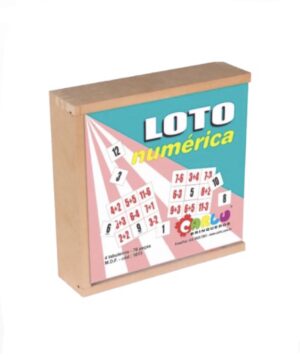 Loto Numérica - MDF - 80 Peças