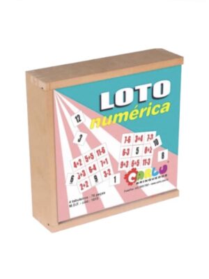 Loto Numérica - MDF - 80 Peças