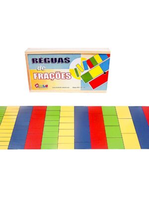 Régua de Frações - MDF - 85 Peças