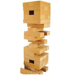Torre Desafio Caixa Papelão