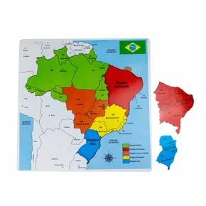 Mapa do Brasil Quadrado