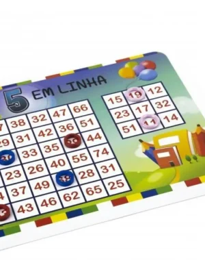 Livro Manipulativo - Jogo Cinco em Linhas