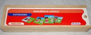 Sequência Lógica - Cotidiano Em MDF-16 Peças