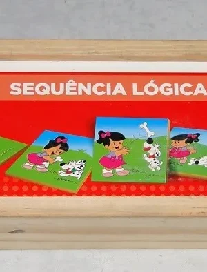 Sequência Lógica - Cotidiano Em MDF-16 Peças