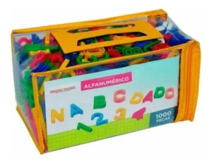 Conjunto Alfanumérico Em Plástico - 1000 Peças