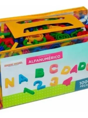 Conjunto Alfanumérico Em Plástico - 1000 Peças