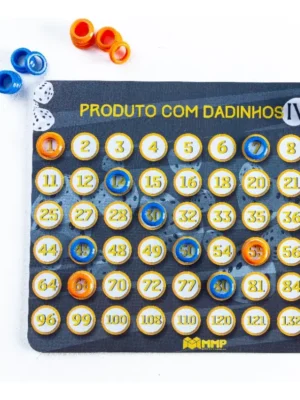 Livro Manipulativo - Jogo Produtos com Dadinhos IV