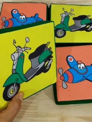 Jogo Da Memória Gigante - Meio de Transporte