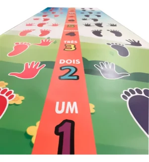 Tapete de Circuito Psicomotor - Pé e Mão Duplo