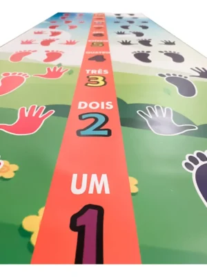 Tapete de Circuito Psicomotor - Pé e Mão Duplo