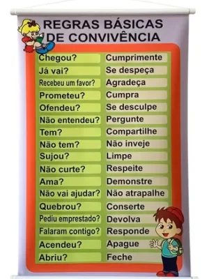 Banner de regas Básicas de Convivência