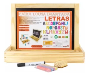 Caixa Lousa Imantadas - LETRAS