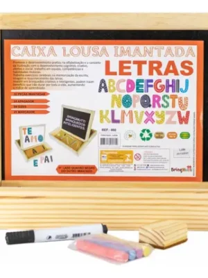 Caixa Lousa Imantadas - LETRAS