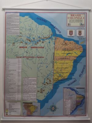 Mapa Histórico - Brasil Colonial