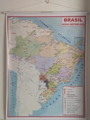 Mapa do Brasil - Nova República