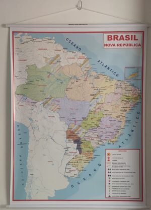 Mapa do Brasil - Nova República