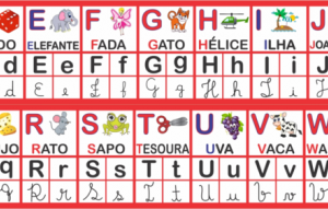 Faixa de Alfabeto 4 Formas