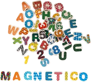 Coleção  Imantados Letras e Números