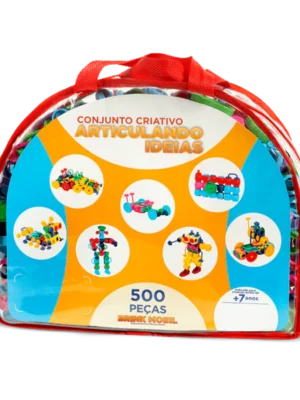 Conjunto Criativo Articulando Ideias 500 Peças