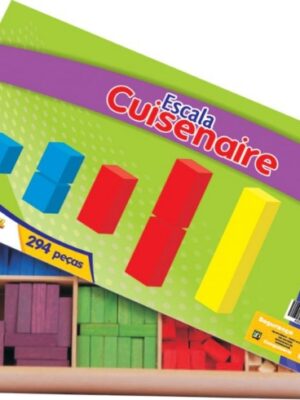 Escala Cuisinaire Em Madeira - 249 Peças