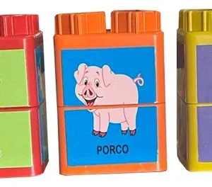 Blocos de Montar - Animais Domésticos e Selvagens